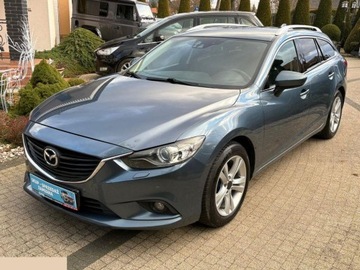 Mazda 6 III Kombi 2.2 SKYACTIV-D I-ELOOP 150KM 2015 Mazda 6 SKYACTIV-D 150 i-ELOOP Prime-Line 2.1 Diesel 2015r, zdjęcie 1