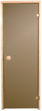 Дверь для сауны Fighter 69х189 см коричневая Сосна САУНА 7х19