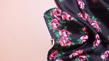 Шарф «Роза», 100% шелк.