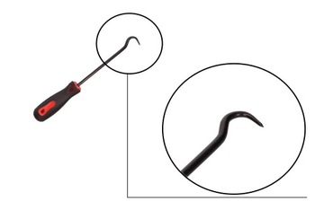ZESTAW HACZYKI DO USZCZELEK I ORINGÓW 9 ELEMENTÓW