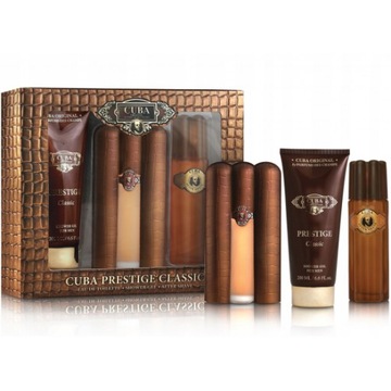 Cuba Prestige Classic Men EDT+AS+SG zestaw męski