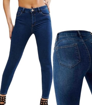 Spodnie Damskie Jeansy Dżinsy Push Up Przyjemny Matreiał Jeans Wygodne