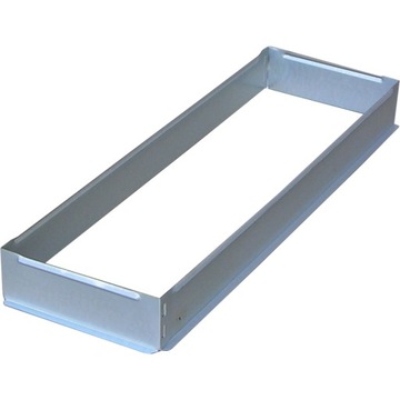 Каминная вентиляционная решетка GRATKI FRESH 17x70 Черный Прямоугольный Сплошной