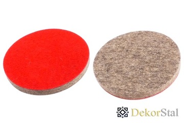 DYSK POLERSKI Z RZEPEM FILC 125 x 10 mm INOX