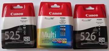 Tusz Canon PGI-525BK & CLI-526 BCMY zestaw