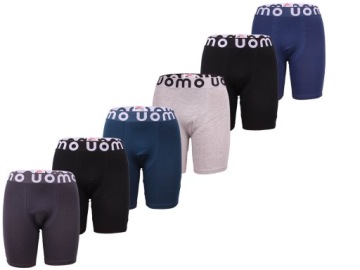3 мужских боксера LONG LEG, хлопок, размер XL, талия 85–100 см UOMO