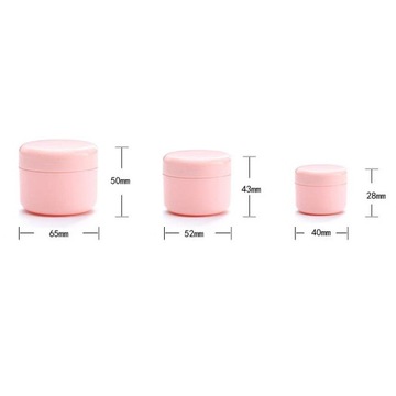 20g Empty Liquid Lotion Filled Container with Plastic Lid 50g Clear-50g