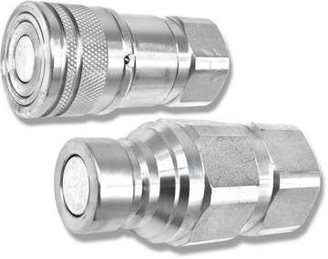 SZYBKOZŁĄCZE SUCHOODCINAJĄCE GNIAZDO + WTYK 1/2''