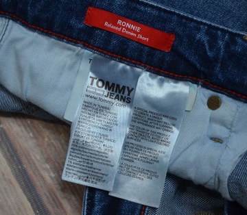 TOMMY HILFIGER RONNIE SHORT ORYGINALNE SPODENKI JEANS PREMIUM NOWE 38