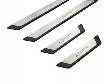 Nakładki ochronne na progi listwy progowe do SEAT IBIZA V 2017- HATCHBACK