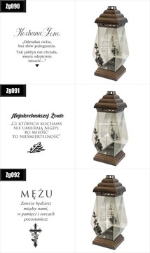 ZNICZ kapliczka LATARENKA z GRAWEREM dla Siostry