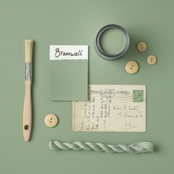 FARBA KREDOWA DO MEBLI RUSTOLEUM ZIELONY 0,75L PRZYBRUDZONA ZIELEŃ BRAMWELL