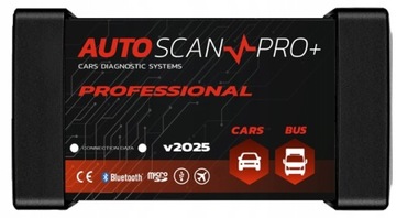 AUTOSCAN PRO+ PROFESSIONAL 2024 TESTER INTERFEJS DIAGNOSTYCZNY 8 kabli