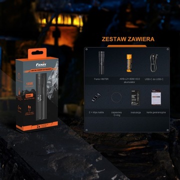 Фара Fenix ​​HM75R SE без дополнительного бачка