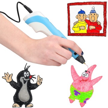 3D-ПРИНТЕР 3D PEN 2, ПОКОЛЕНИЕ 2023 ГОДА + 100M СИНИЙ ЗАПИСЬ XTECH