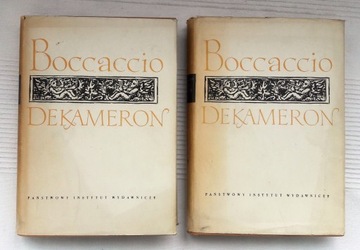 DEKAMERON Giovanni Boccaccio Tom 1-2 wyd. I 1955