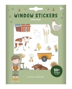 Little Dutch: naklejki na okno Little Farm