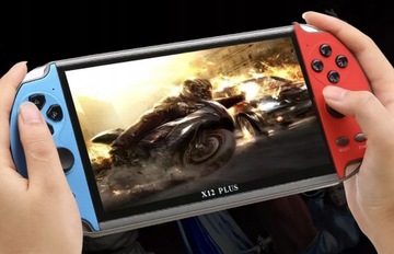 Ręczna KONSOLA PRZENOŚNA DO GIER X12PLUS 2700 GIER RETRO 16GB