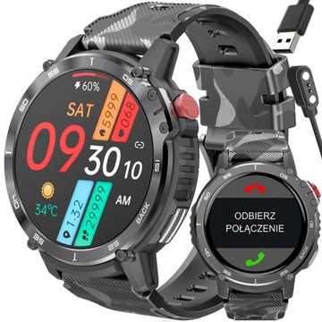 ZEGAREK SMARTWATCH MĘSKI Rubicon RNCF08 - WYKONYWANIE POŁĄCZEŃ