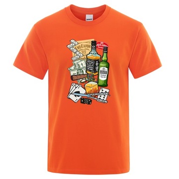 Męski t-shirt bawełna sportowa T-shirty z kartą pi