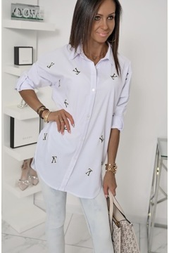 Повседневная рубашка EMMELINE OVERSIZE! WZ.10 XL