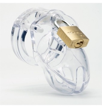 Поликарбонатный пояс целомудрия CB-X Mr Stubb Chastity Cage Clear