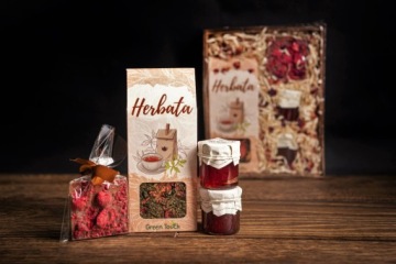 маленькая ПОДАРОЧНАЯ КОРЗИНА чай шоколад подарок