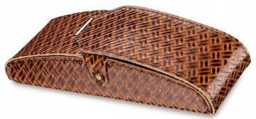 Etui na okulary Albinex Royal Case 90.047-1 SKÓRA NATURALNA