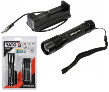 YATO YT-08568 LATARKA XP-G3 CREE 6W AKUMULATOROWA