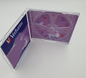 Футляр для 1 компакт-диска VERBATIM CD BOX Прозрачный 1 шт.