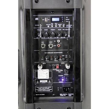 Мобильная колонка Ibiza PORT12VHF-BT 350 Вт черная (Bluetooth)