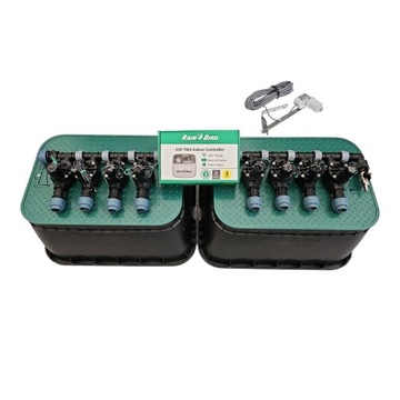 Zestaw Rain Bird HV 8 sekcji z kompresorem Sterownik TM2 Czujnik RSD PE 32