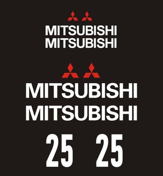 MITSUBISHI FD 25 FD25 naklejki na wózek widłowy