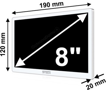 Видеодомофон для дома 5TECH Wi-Fi Verus One Plus 84228 Reader Encryptor