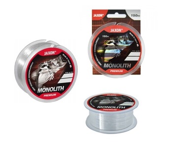 Przezroczysta żyłka Jaxon Monolith Premium 0,22 mm, 150m