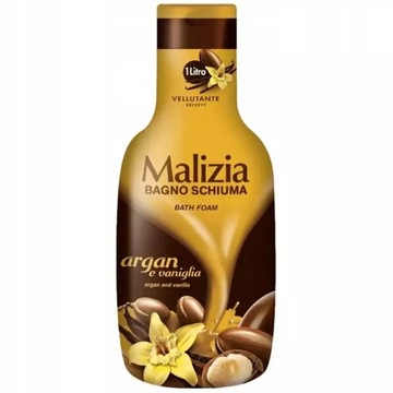 MALIZIA płyn do kąpieli 1L ARGAN WANILIA IT