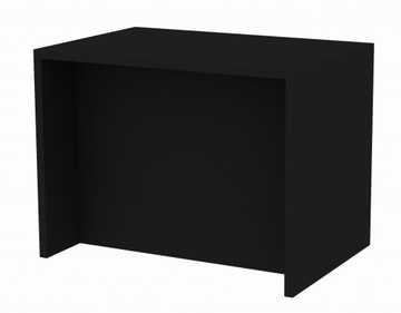 Czarna matowa wyspa kuchenne gotowa wyspa do kuchni 110x80 cm czarny mat