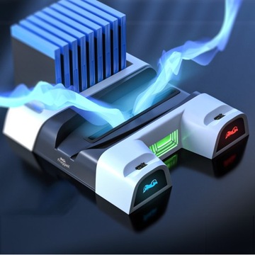 МНОГОФУНКЦИОНАЛЬНАЯ ЗАРЯДНАЯ СТАНЦИЯ ОХЛАЖДАЮЩАЯ ПОДСТАВКА PS5/PS5 SLIM CHARGER