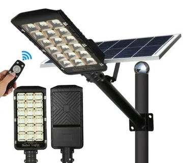 LATARNIA ULICZNA PREMIUM 1000W LAMPA SOLARNA+PANEL+UCHWYT