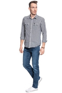 Męskie spodnie jeansowe proste Lee DAREN ZIP FLY W33 L36