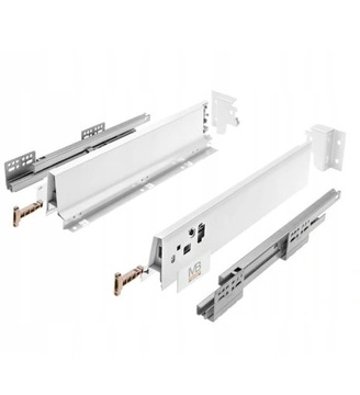 Szuflada GTV Modern Box biała niska 600 H84 L600 ModernBox Cichy Domyk 40kg
