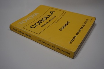 REPAIR MANUAL TOYOTA Corolla SALES K SERIES 1979