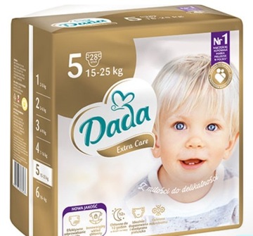 Pieluszki DADA EXTRACARE 5 pampersy JUNIOR 28 szt