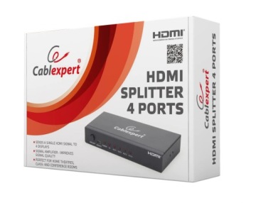 Четырехпортовый HDMI-сплиттер Gembird