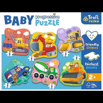 Пазл Baby Progressive Vehicles Trefl
