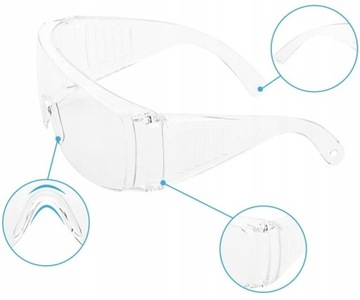 ЗАЩИТНЫЕ ОЧКИ ПОЛИКАРБОНАТНЫЕ ПРОЗРАЧНЫЕ ОЧКИ OHS