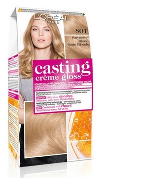 LOREAL CASTING CREME GLOSS 801 SATYNOWY BLOND