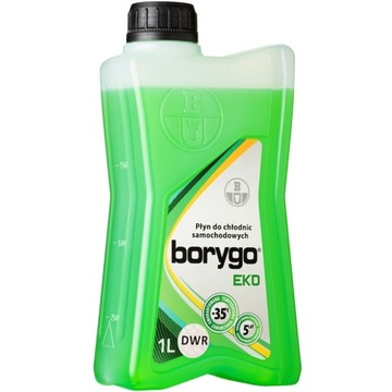 Zielony płyn do chłodnic BORYGO EKO 1L