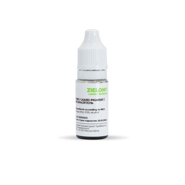 Barwnik do mydła zielony 10ml kreatywne pudełko
