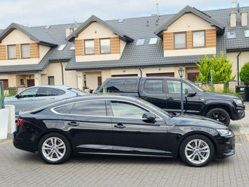 Audi A5 F5 Coupe 2.0 40 TDI 190KM 2019 Audi A5 Sportback Sportback___2.0TDi S-tronic Sport FULL LED Skora Navi Ke, zdjęcie 6